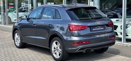 Audi Q3 S-Line Sport Quattro 2013 SUV Daytona grau Perleffekt TDI 130kw 177PS Fotos