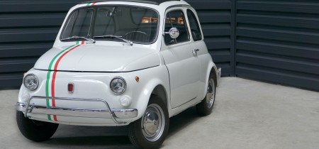 restauriert Fiat 500 Lusso Fotos