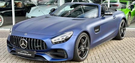 Mercedes-AMG GT 4.0 V8 DCT 190477 Roadster Cabrio 2020 476 PS Designo Brillantblau Magno Fotos