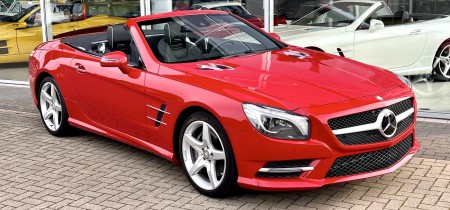 Mercedes-Benz SL 350 AMG Roadster - Typ R231 feueropalrot Fotos