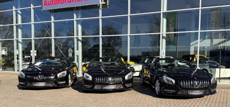 Mercedes-Benz SL 350 Typ R231 Baujahr 2013 metallic 306 PS Vollleder AMG-Line Fotos