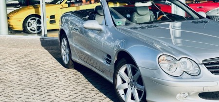 Mercedes-Benz SL350 R230 Cabrio Roadster 2003 M112 246PS Japanreimport Fotos