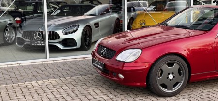 Mercedes-Benz SLK 320 Roadster R170 Bernsteinrot metallic 2003 Fotos
