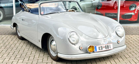 Porsche 356 Pre-A 1300 Gläser Cabrio mit Geteiltscheibe - Vollrestauriert - Schweizer Erstauslieferung aus dem Jahr 1951 Fotos