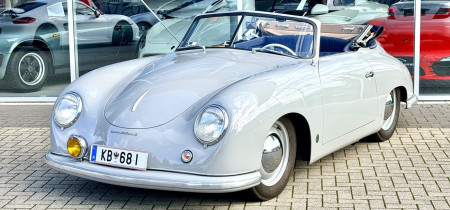 Porsche 356 Pre-A 1300 Gläser Cabrio mit Geteiltscheibe - Vollrestauriert - Schweizer Erstauslieferung aus dem Jahr 1951 Fotos