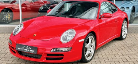 Porsche 911 / 997 Carrera Coupé 325 PS indischrot 2007 aus erster Hand 21713km Fotos