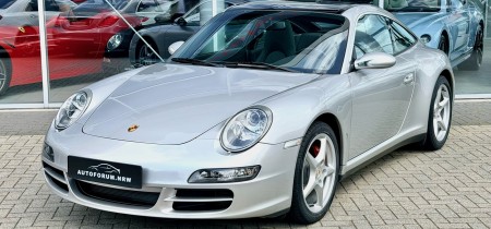Porsche 997.1 3.6 Carrera 4 Targa in 62727 km 2006 silber Fotos