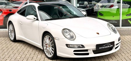 Porsche 997.1 3.8 Carrera 4S Targa in carraraweiss 41438 km 2006 Fotos