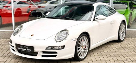Porsche 997.1 3.8 Carrera 4S Targa in carraraweiss 41438 km 2006 Fotos