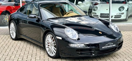 Porsche 997 3.6 Carrera Coupé in Basaltschwarz Perleffekt 72507 km 2008 aus erster Hand Fotos
