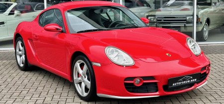 Porsche Cayman S 987c indischrot 295PS Motor revidiert 2005 Fotos
